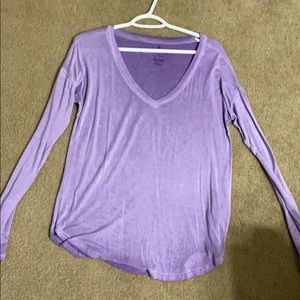 Lilac soft and sexy long sleeve tee